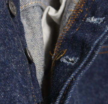 501ブルー W35以上 [TW251] Levis 501-0000 80s USA製 ナイロンフット
