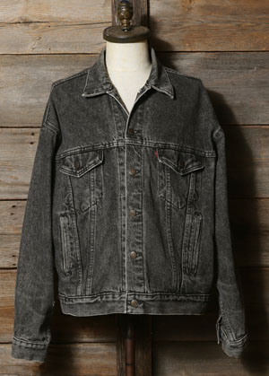 デニムJK [FA316] Levis 70507 4858 ブラックデニムジャケット 90s USA