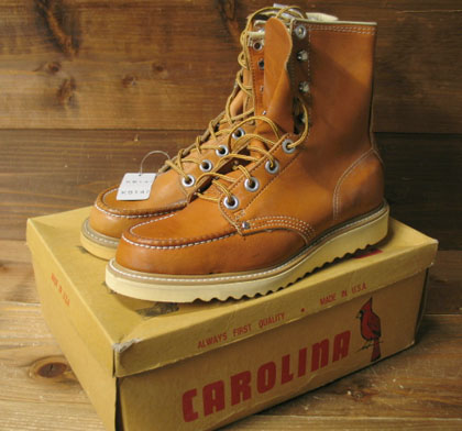 CAROLINA ブーツ★11D ブラウン　アメリカ土産　新品自宅保管品 CAROLINA ブーツ☆11D ブラウン アメリカ土産 新品自宅保管品